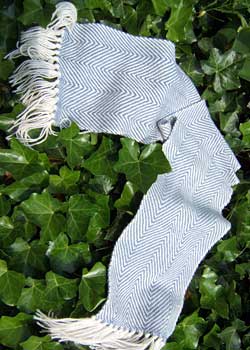 alpaca herringbone scarf