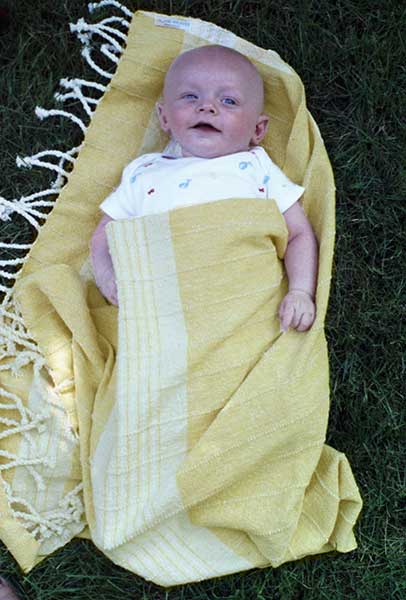 Fringed Baby Blanket